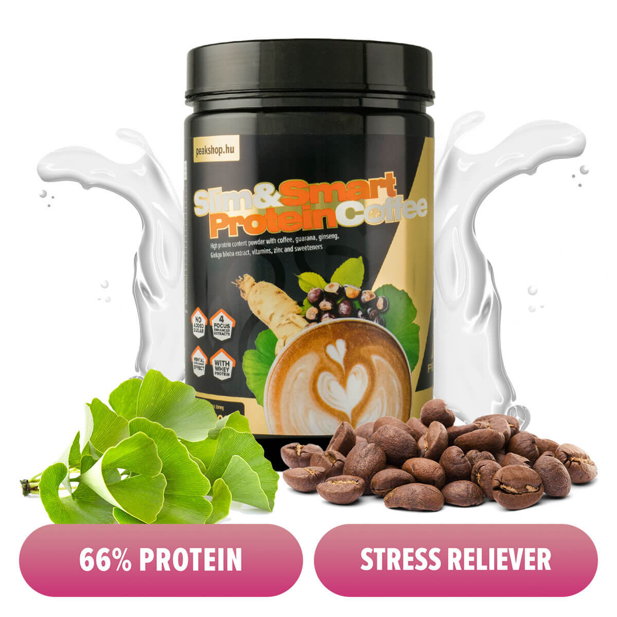 Peak Slim & Smart Protein Coffee Protein Instant Coffee with Special
