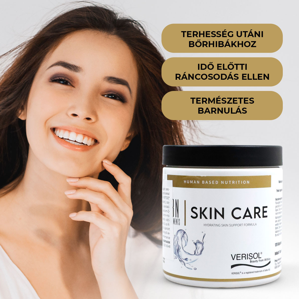 Peak HBN Skin Care beauty capsule with Verisol active ingredient