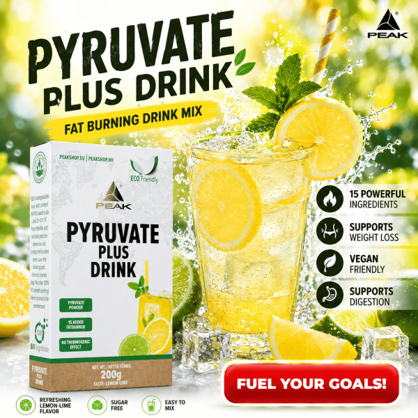Peak Pyruvate Plus Drink Fat Burning Drink with 15 type of active ing.