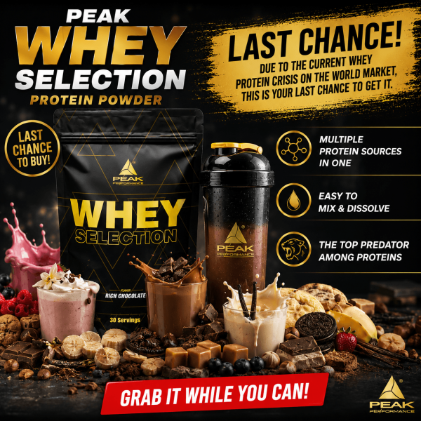 Peak Whey Selection protein powder