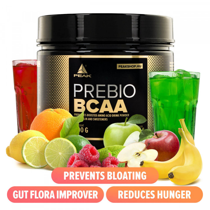 Peak Prebio BCAA amino acid drink powder with prebiotics