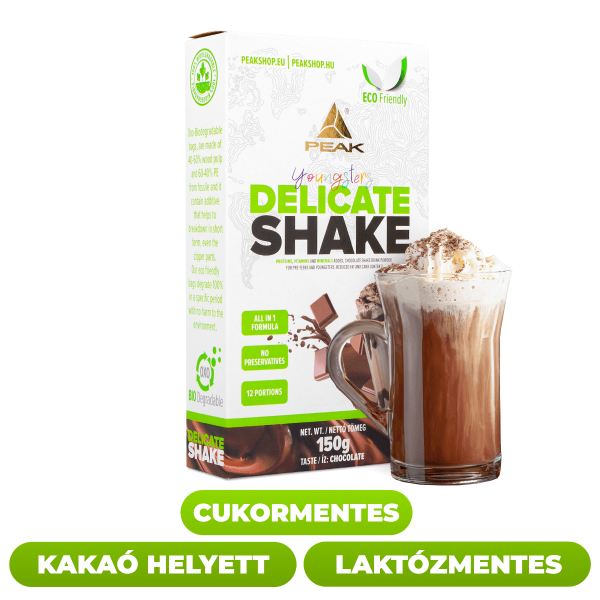 Peak Youngsters Delicate Shake, developmental drink powder for children and young people