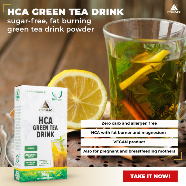 Peak HCA Green Tea Drink - sugarfree, fat burning green tea powder