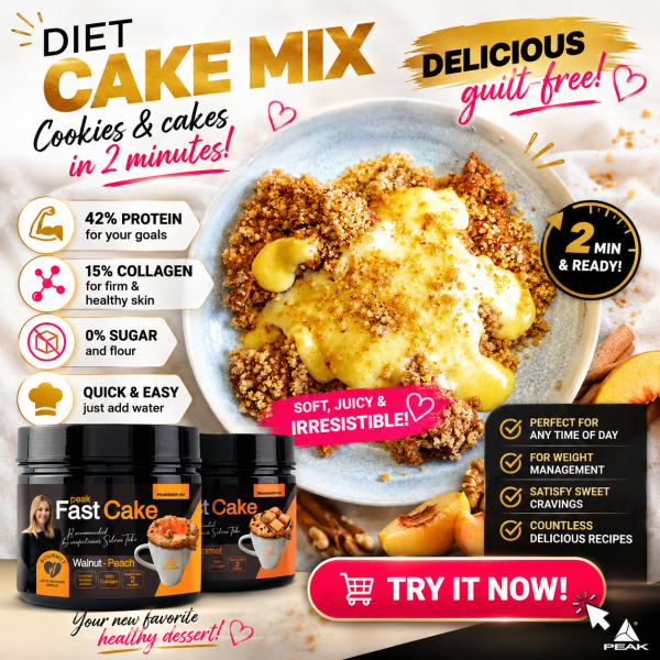 Peak FAST Cake - Mug cookie powder without sugar and white flour