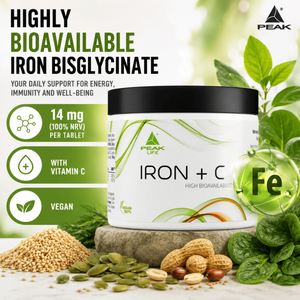 Peak Iron + C highly absorbable iron bisglycinate