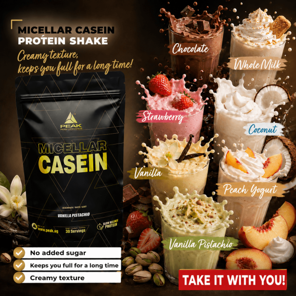 Peak Micellar Casein protein powder