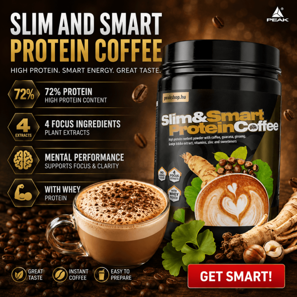Peak Slim & Smart Protein Coffee – Functional coffee with 72% protein
