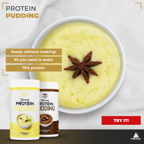 Peak Yummy Protein Pudding with 78% protein content
