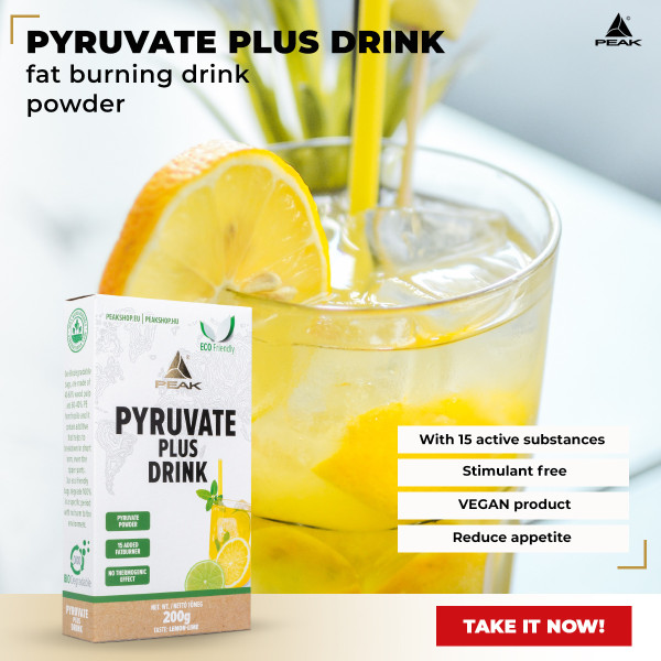 Peak Pyruvate Plus Drink Fat Burning Drink Powder