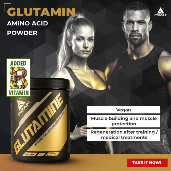 Peak Glutamin amino acid powder