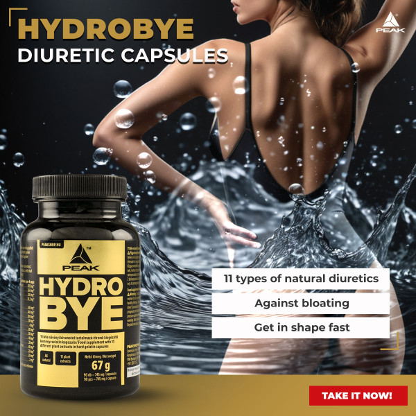 Peak HydroBye diuretic capsules