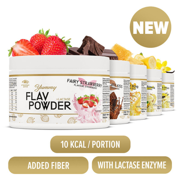 Peak Yummy Flav Powder is a sugar-free flavoring powder